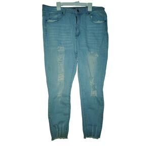 Between Us Women's Plus Size Distressed Jeans Size 20